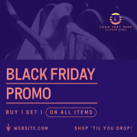 Black Friday Bold Modern  Instagram Post Design