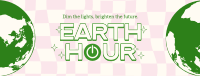 Earth Hour Retro Facebook Cover