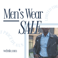 Men's Fashion Sale Instagram Post