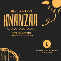 A Happy Kwanzaa Instagram Post