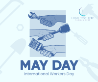 Hand in Hand on May Day Facebook Post