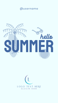 Hello Summer Instagram Story