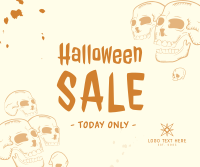 Halloween Skulls Sale Facebook Post