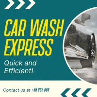 Car Wash Express Instagram Post