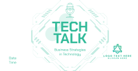 Tech Talk Podcast Facebook Ad