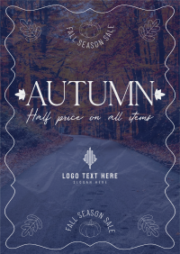 Fall Season Sale Poster