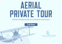 Aerial Private Tour Postcard