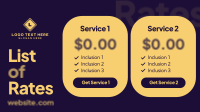 Price List Modern Animation