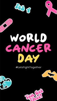 Cancer Day Stickers Facebook Story