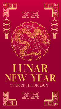 Pendant Lunar New Year Facebook Story