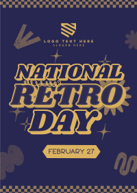 Nostalgic Retro Day Flyer