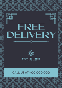 Luxury Asian Restaurant Poster