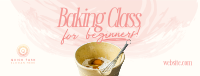 Beginner Baking Class Facebook Cover Design