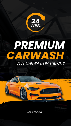 Premium Carwash Facebook Story Image Preview