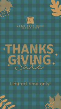 Thanksgivings Checker Pattern Instagram Reel