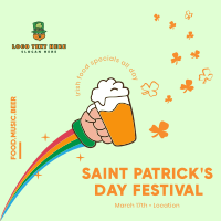 Saint Patrick's Fest Instagram Post