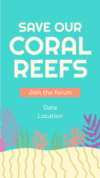 Coral Reef Conference Instagram Story