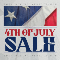 Minimalist 4th of July Sale Instagram Post