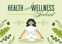 Health & Wellness Podcast Postcard