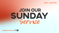 Sunday Service Facebook Event Cover