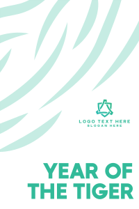 Tiger Year Pinterest Pin Design