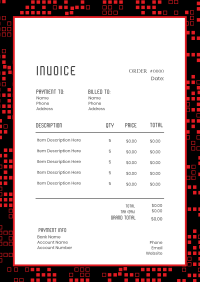 Shapes Invoice example 2