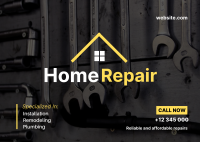 Home Maintenance Repair Postcard