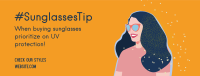 Summer Sunglasses Tip  Facebook Cover Image Preview