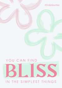 Floral Bliss Poster