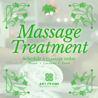 Art Nouveau Massage Treatment Instagram Post Image Preview