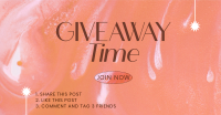 Giveaway Time Announcement Facebook Ad