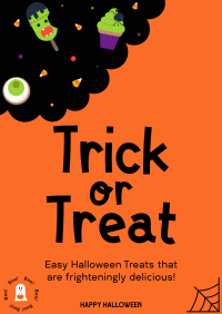 Halloween Recipe Ideas Poster