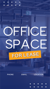 Office For Lease Instagram Story