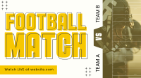 Minimalist Football Match Animation