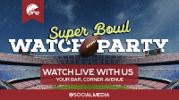 Football Watch Party Animation