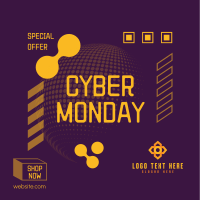 Quirky Tech Cyber Monday Instagram Post Design