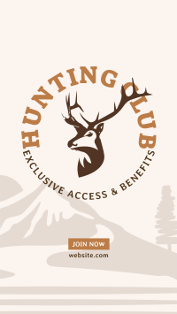  Hunting Club Deer Instagram Story