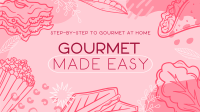 Gourmet Food Vlog YouTube Banner