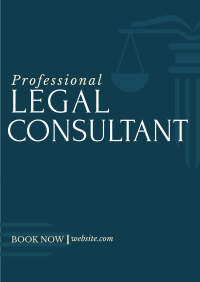 Professional Legal Consultant Flyer