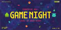 Pixel Gaming Night Twitter Post