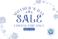 Mom's Flower Wreath Sale Pinterest Cover Design