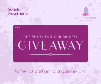 Elegant Sleek Giveaway Facebook Post