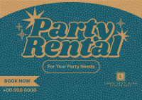 Fun Party Rental Postcard