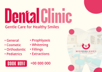 Professional Dental Clinic Postcard Image Preview