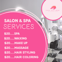 Salon Price List Instagram Post