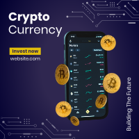 Cryptocurrency Investment Instagram Post Design
