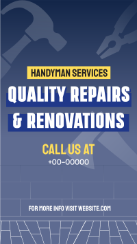 Home Repair Service Instagram Story