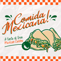 Comida Mexicana Linkedin Post Design