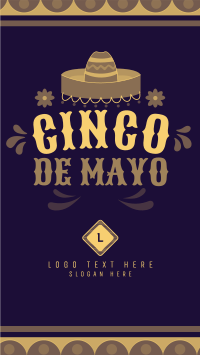 Colorful Hat in Cinco De Mayo Instagram Reel Image Preview