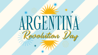 Argentina Revolution Day Animation